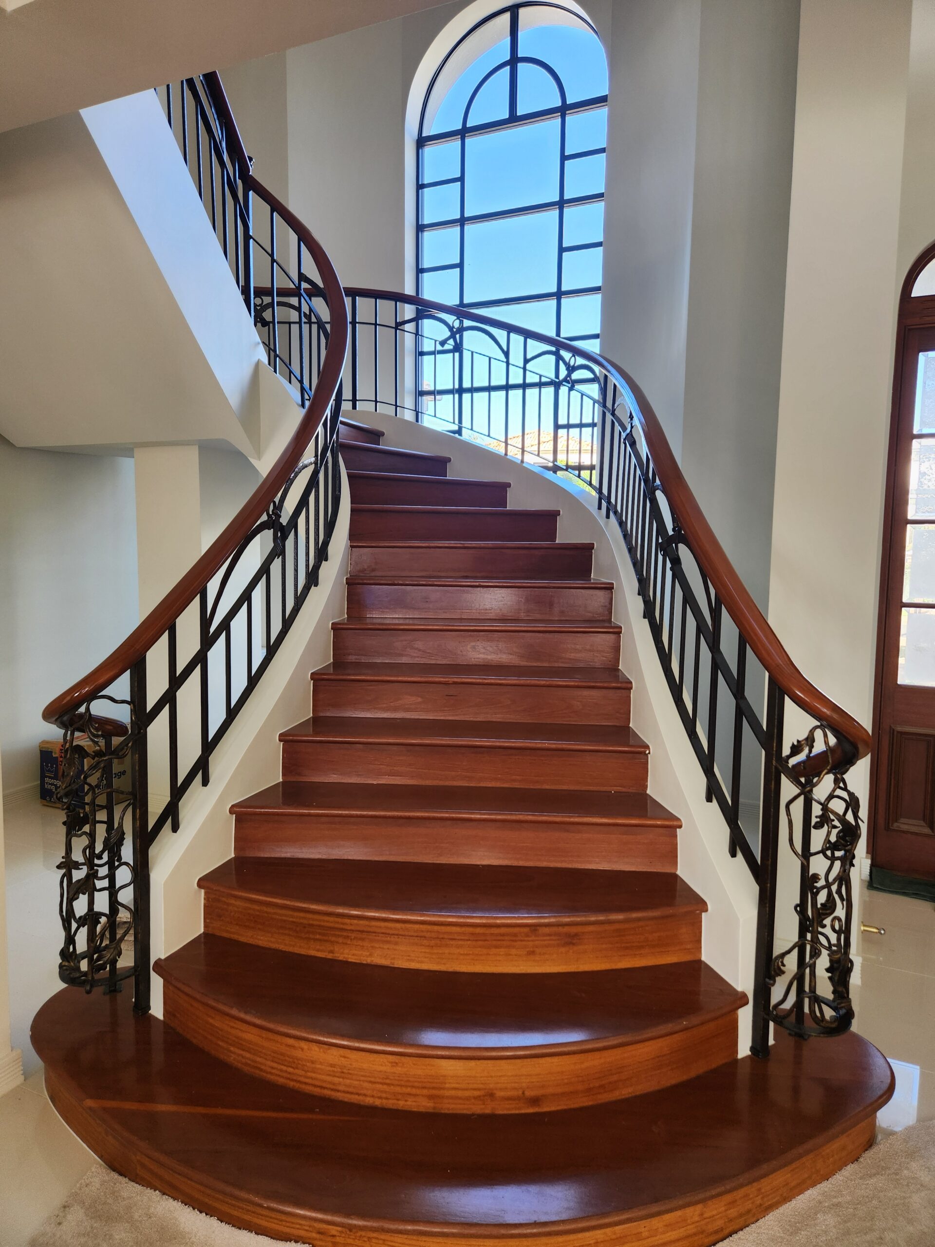 BALUSTRADE RESTORATION WITH ADDED GOLD 10 Gold Coast Painters
